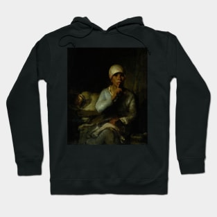 Woman and Child (Silence) by Jean-Francois Millet Hoodie